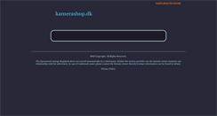Desktop Screenshot of kamerashop.dk