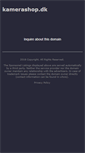 Mobile Screenshot of prelive.kamerashop.dk